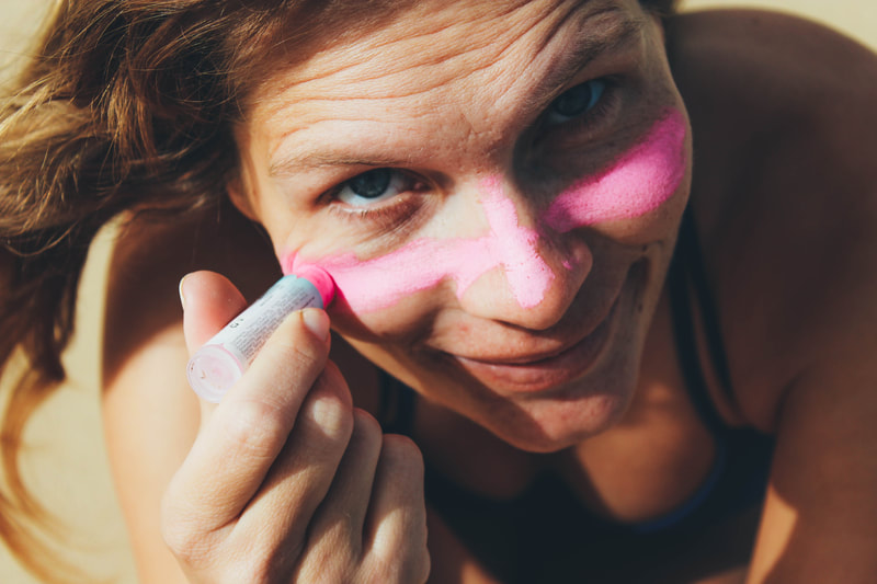 In sunscreen, zinc oxide is used as a filter for UV radiation. 